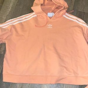 Adidas cropped hoodie size S